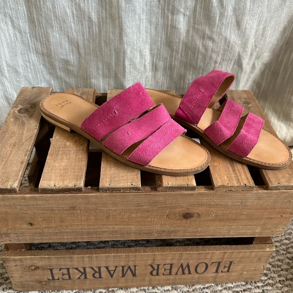 Pink Frye Sandals